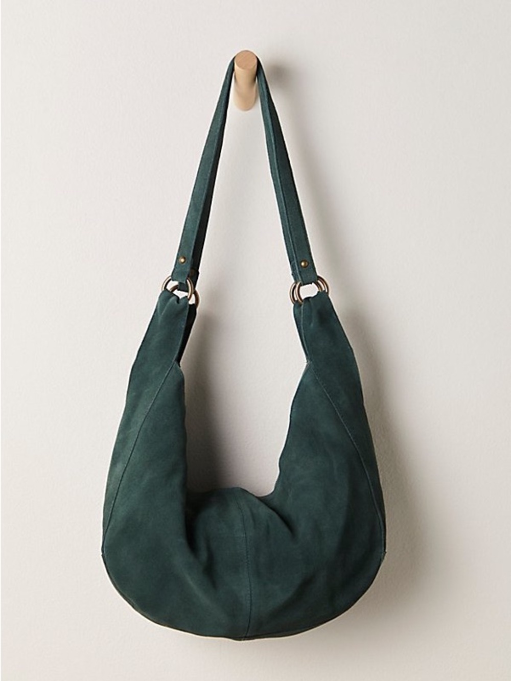 NWOT Free People Roma Suede Tote Bag